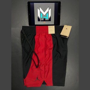 Jordan Sport Dri-Fit Woven Shorts Black Red Men’s Sizes DH9081-011
